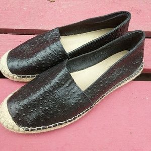 Leather Espadrilles